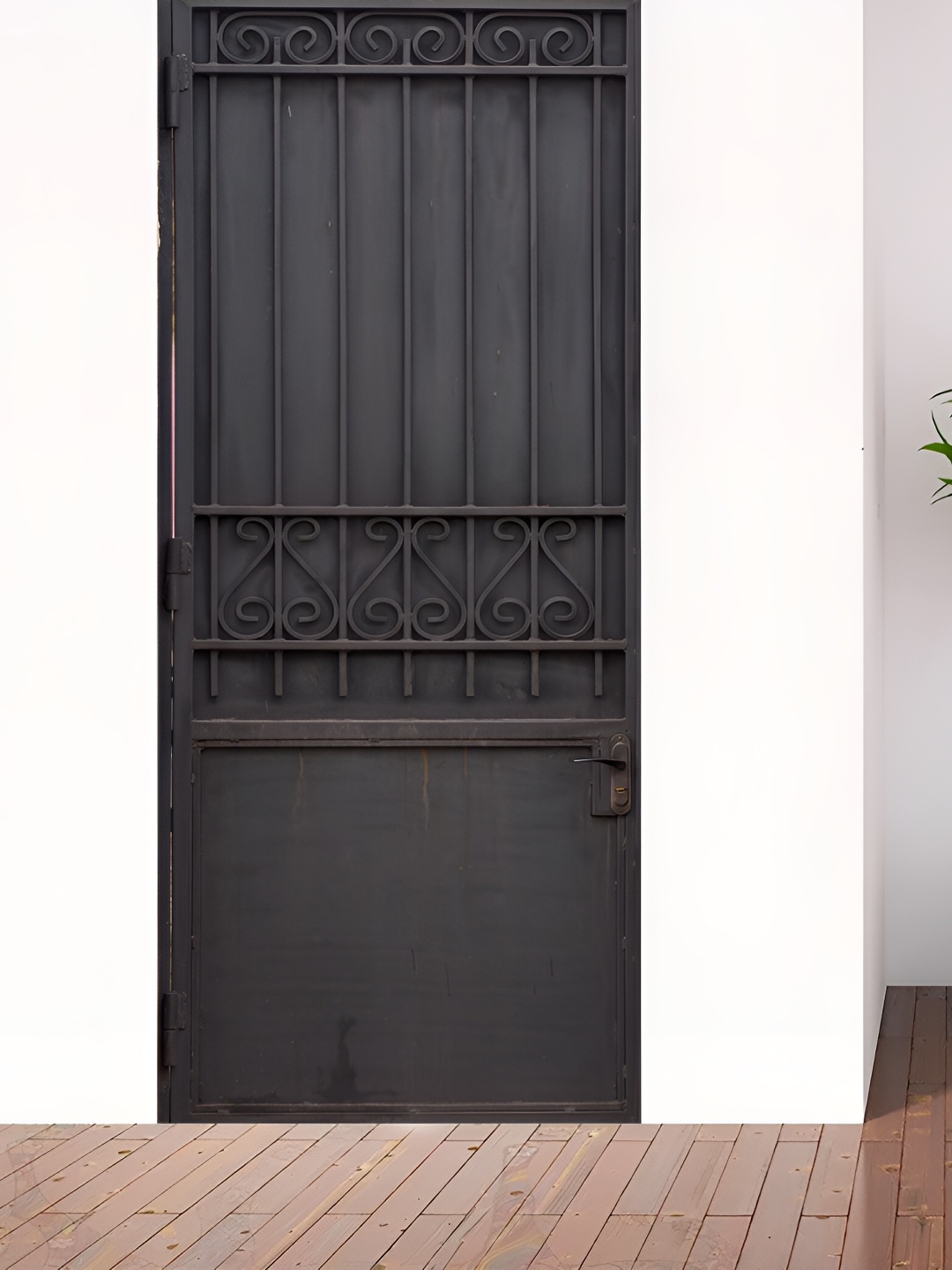 

CVANU Black Printed Waterproof Door Stickers