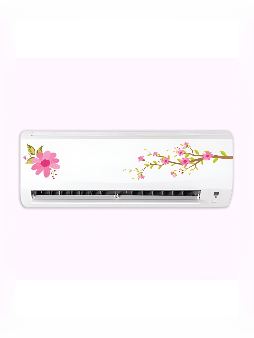 

CVANU Pink & Green Floral Self-Adhesive AC Sticker