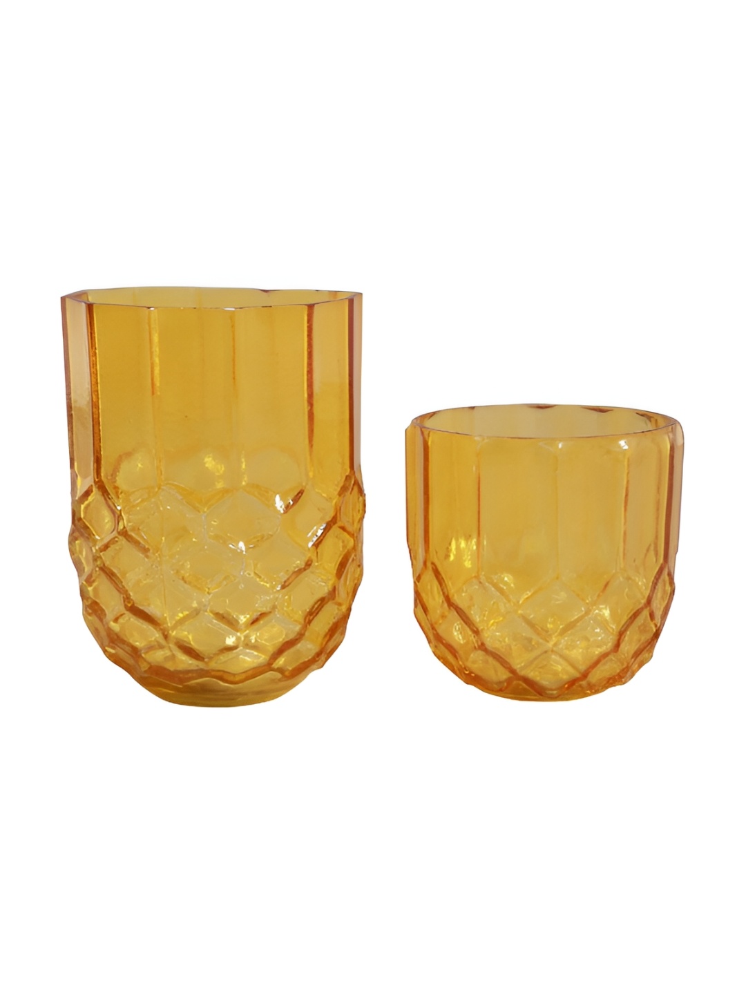 

Manor House Orange Textured Candle Holder