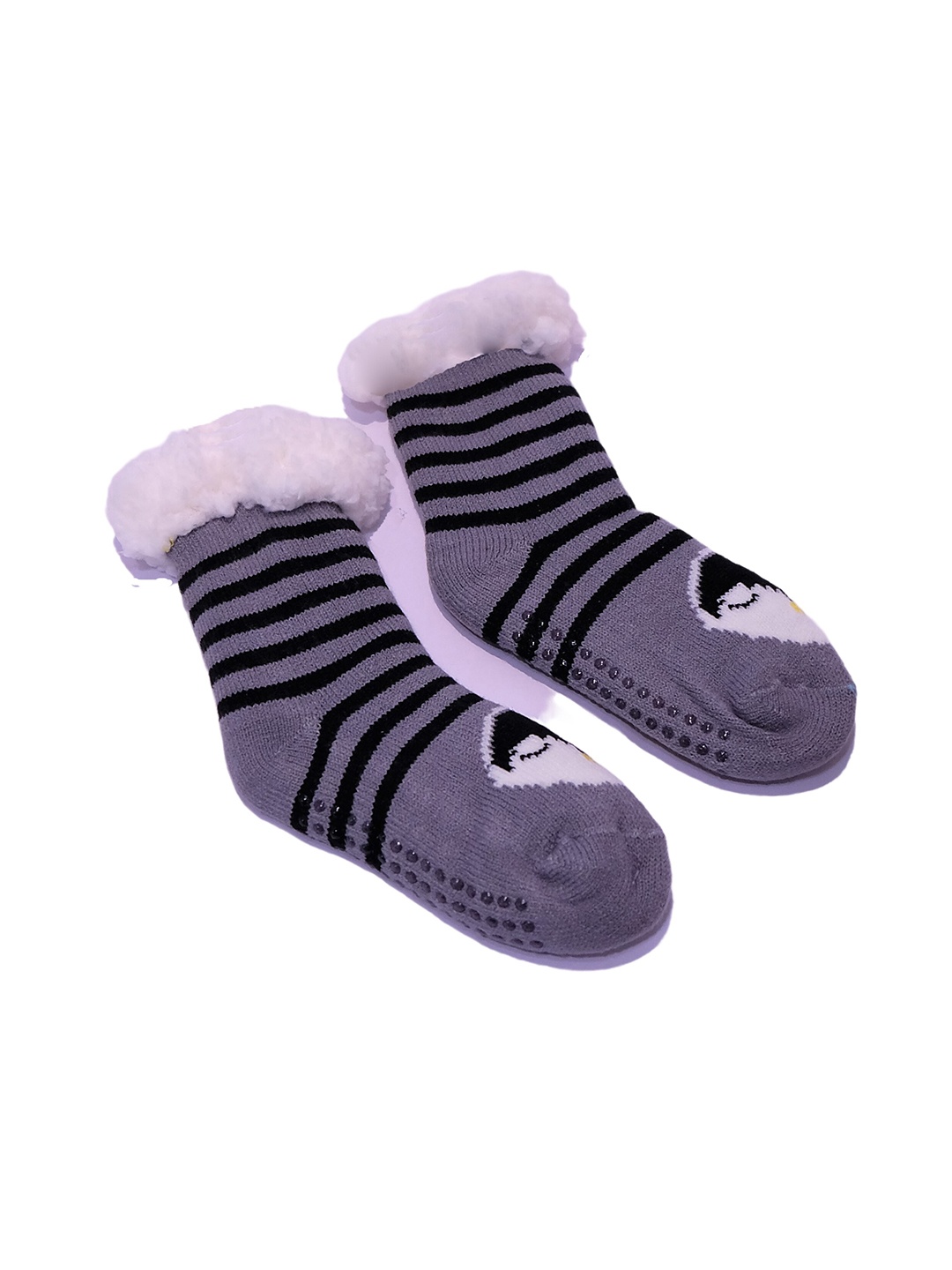 

TIPY TIPY TAP Kids Patterned Above Ankle-Length Socks, Grey