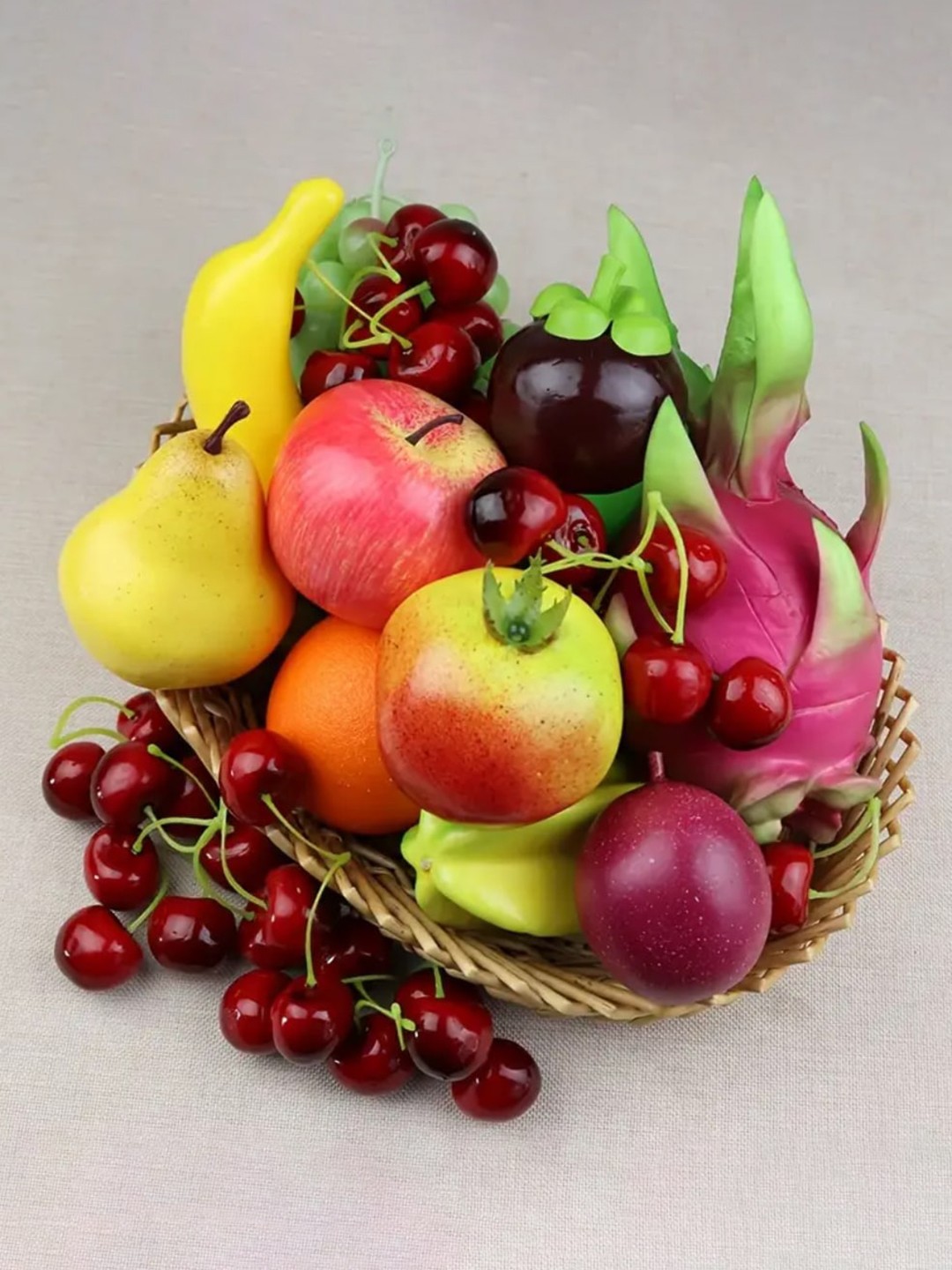 

Babymoon Set of 10 Fake Mini Mix Fruits Decoration Baby Photography Props, Orange