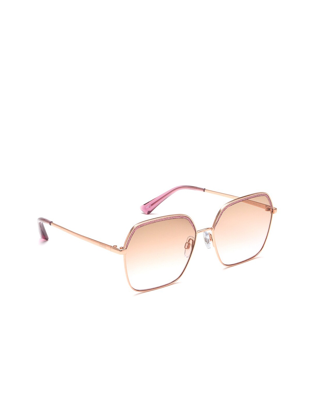 

IDEE Women Square Sunglasses with UV Protected Lens IDS2844C2SG, Pink