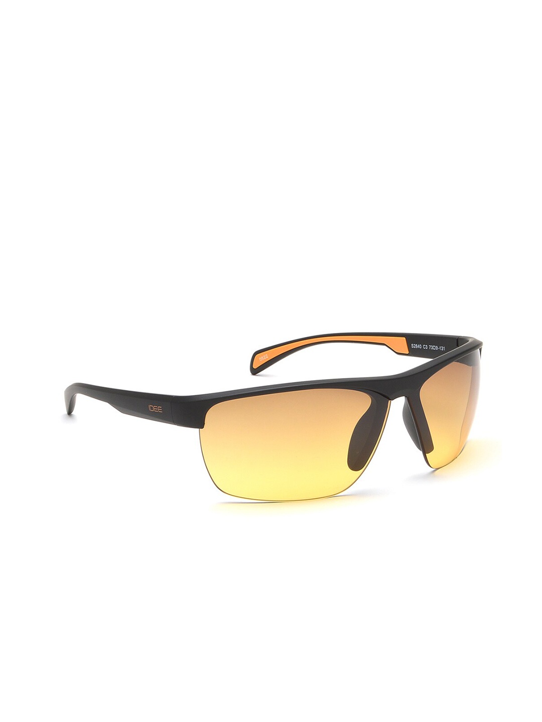 

IDEE Men Sports Sunglasses With UV Protected Lens IDS2840C3SG, Yellow