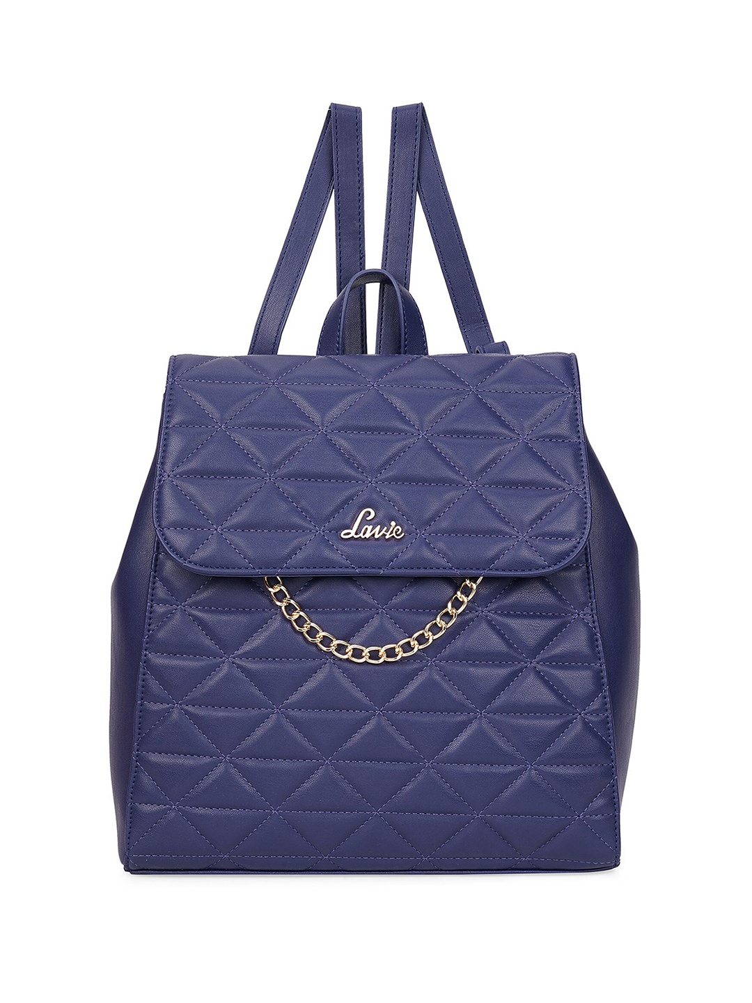 

Lavie Girls Textured Casper Backpack, Navy blue