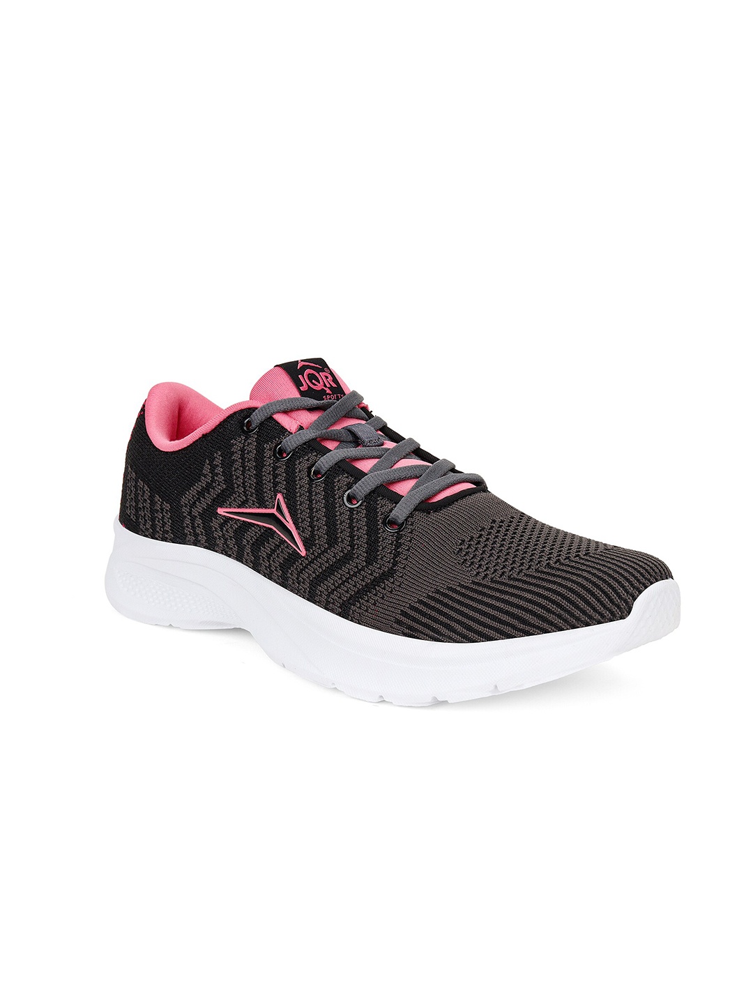 

JQR Women MOON-003 Grey Mesh Running Non-Marking Shoes