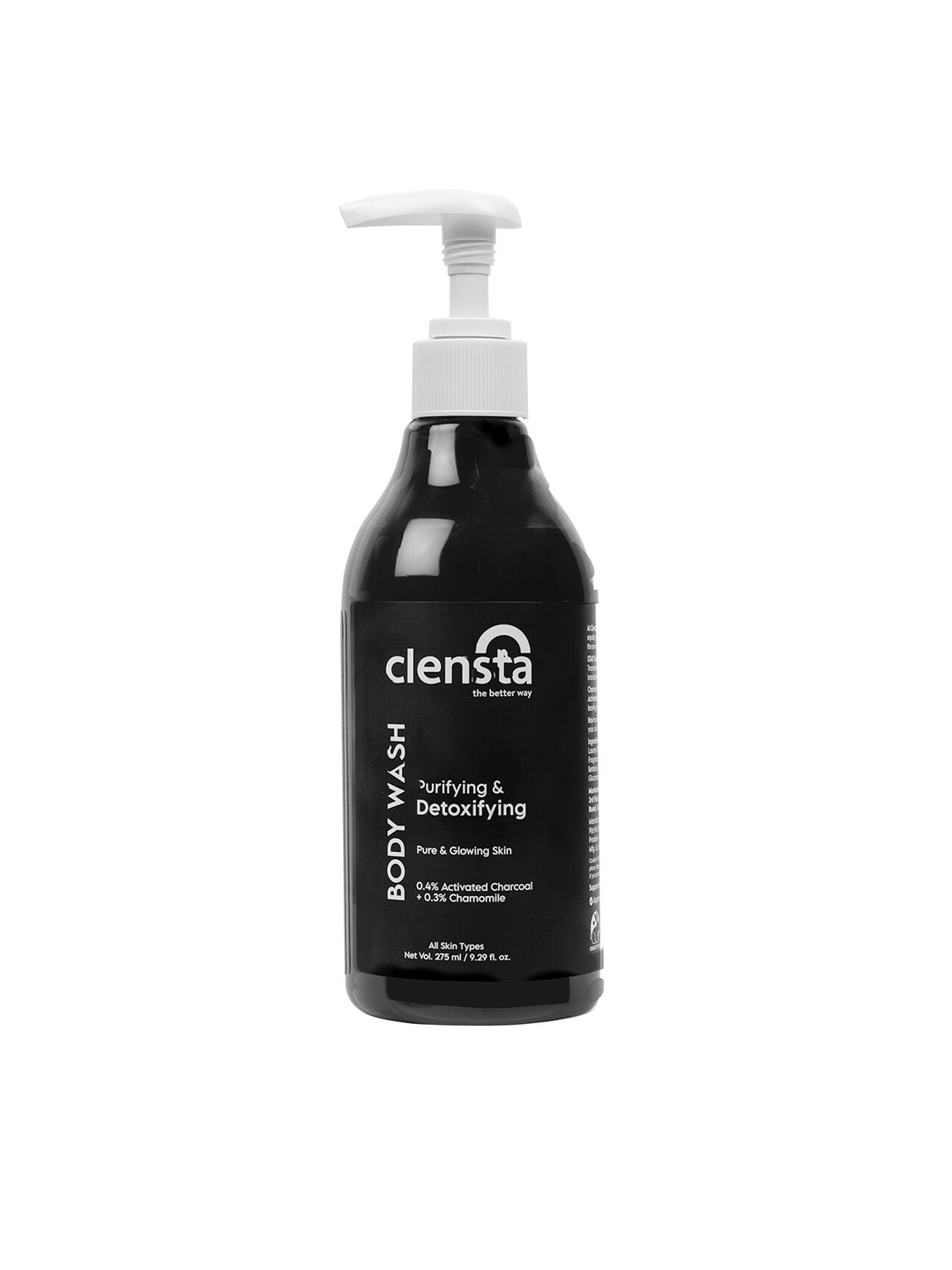

Clensta Purifying & Detoxifying Body Wash With Activated Charcoal - 275ml, Black
