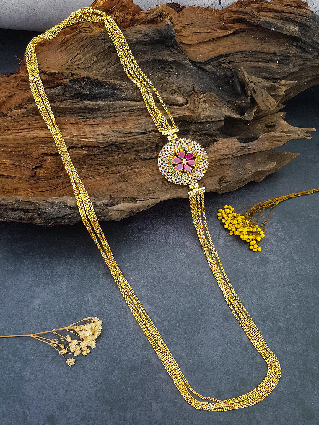 

GRIIHAM Brass Gold-Plated Necklace