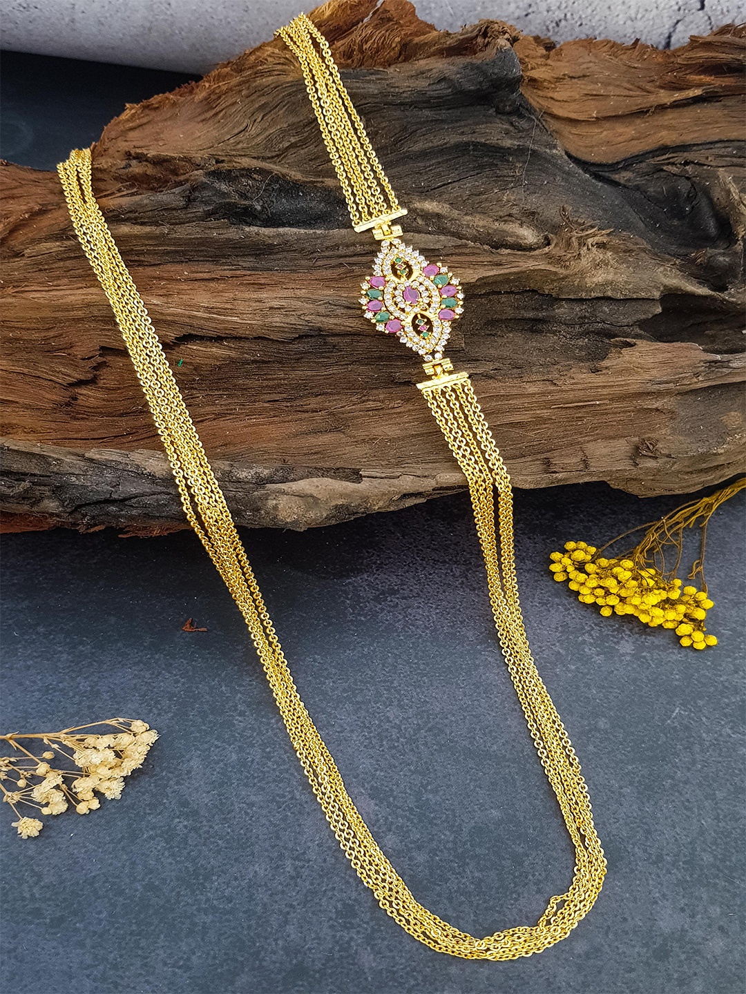 

GRIIHAM Brass Gold-Plated Necklace