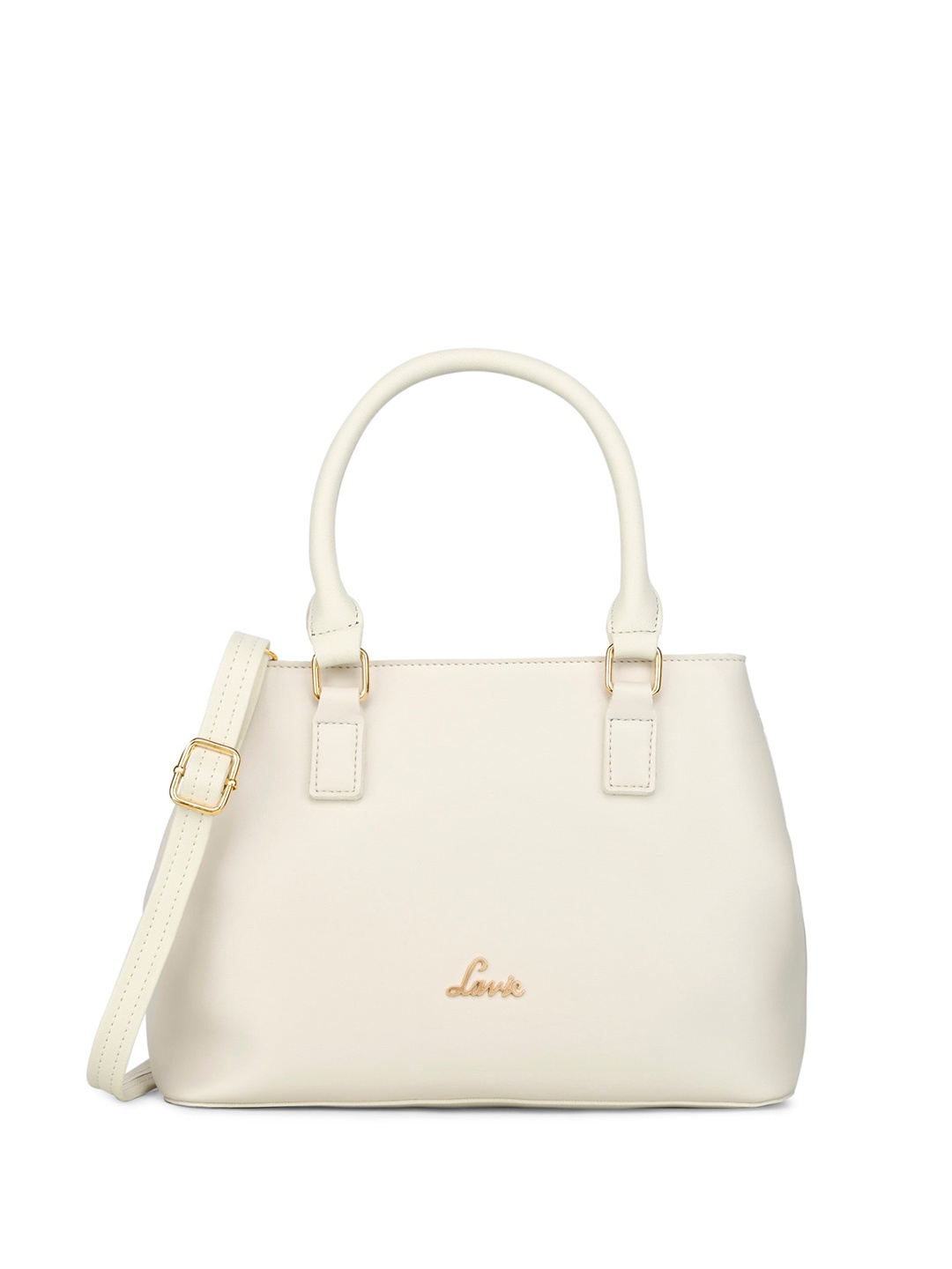 

Lavie Textured Structured Satchel, Off white