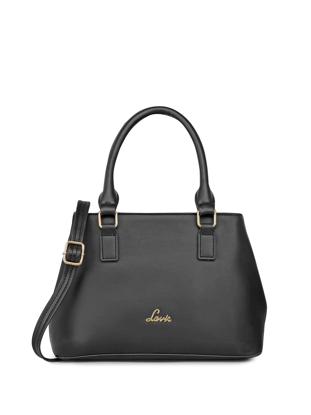 

Lavie Textured Structured Satchel, Black