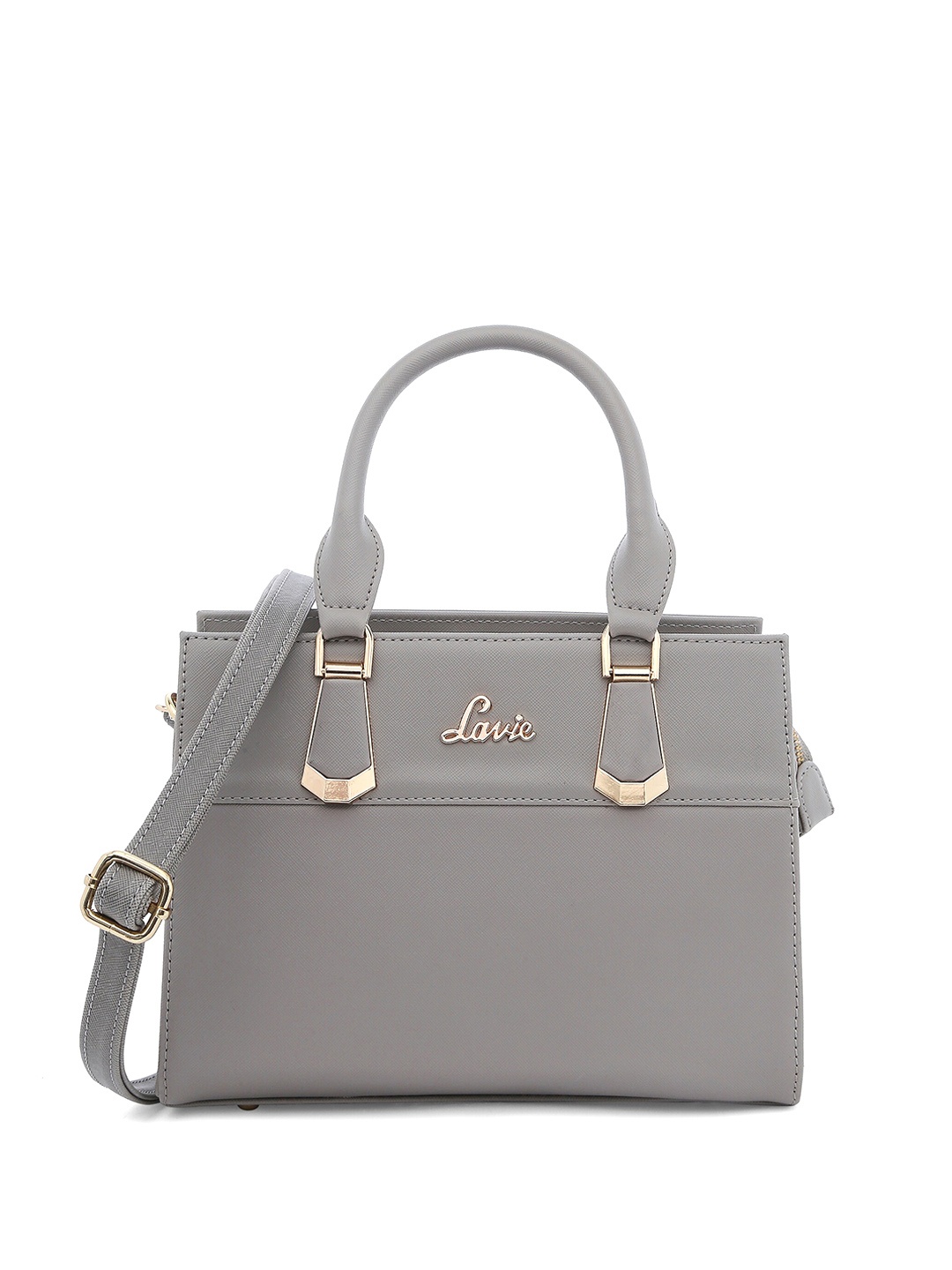 

Lavie Textured Structured Satchel, Grey