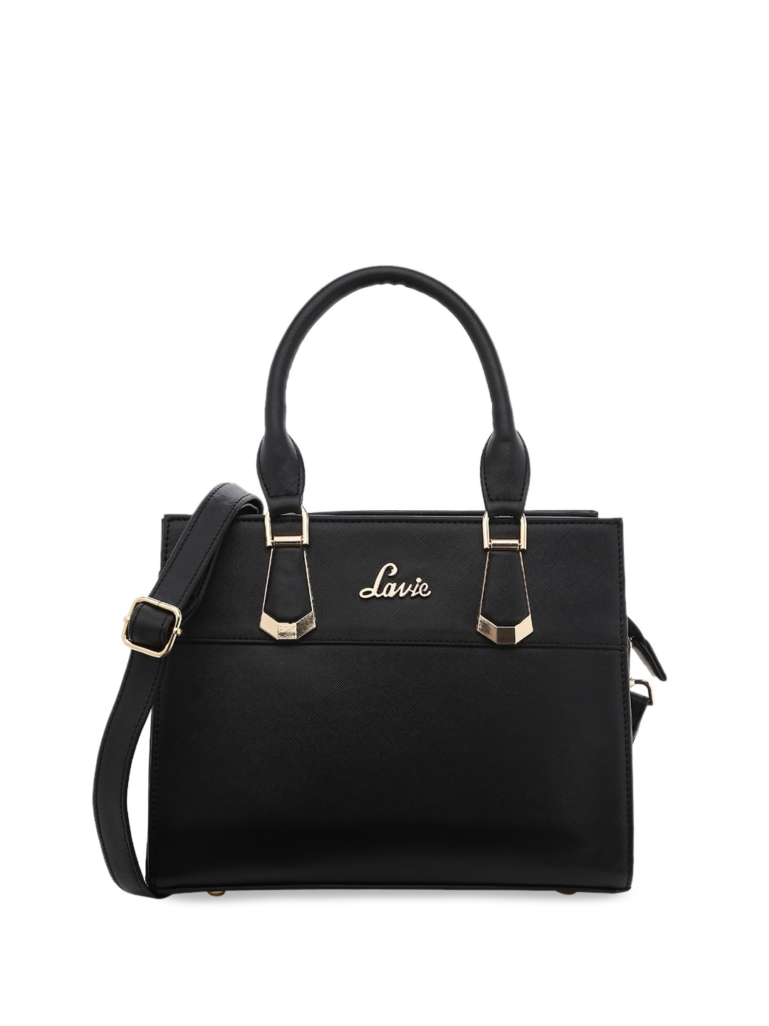 

Lavie Textured Structured Satchel, Black