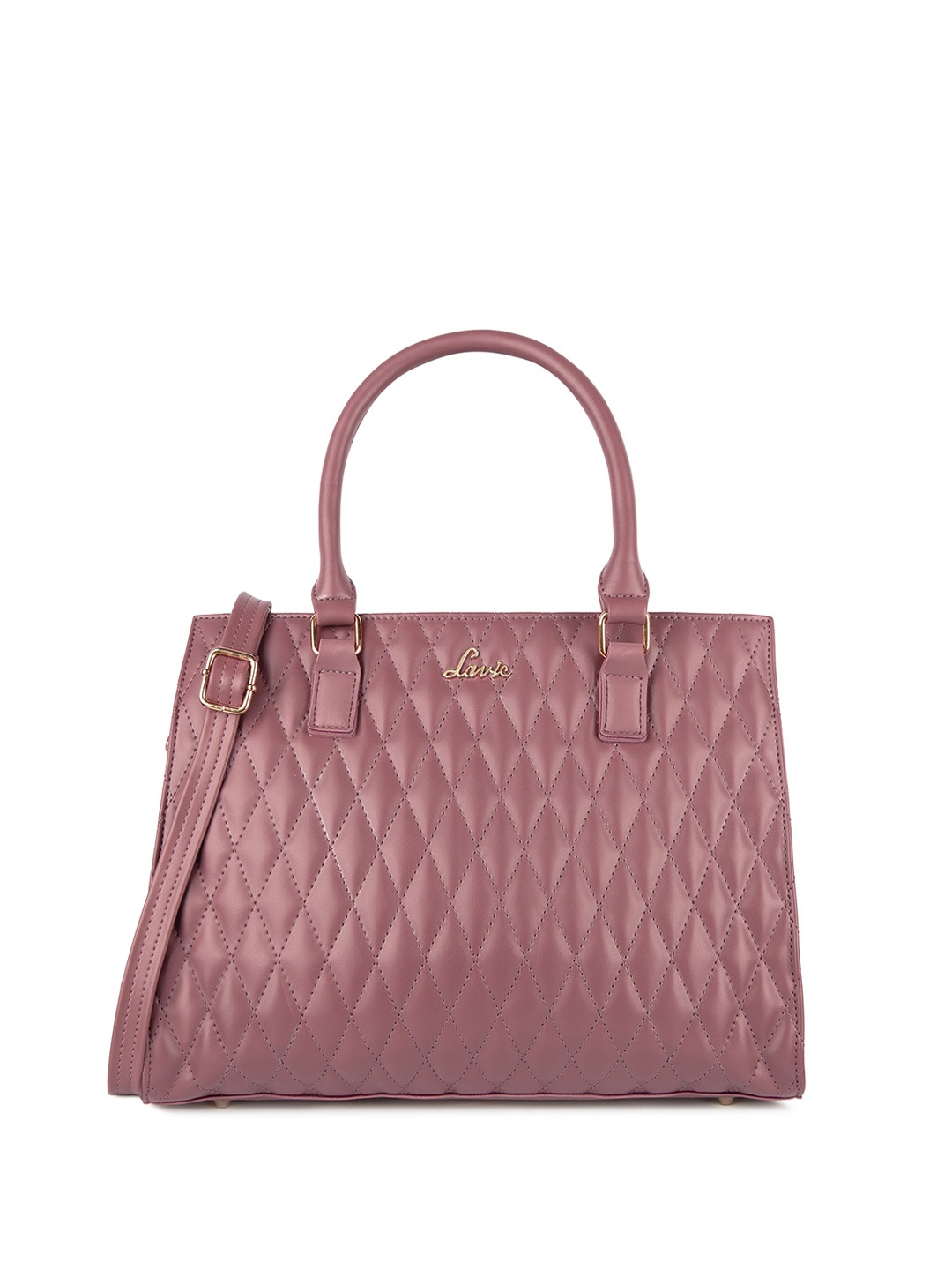 

Lavie Quilted Structured Handheld Bag, Pink