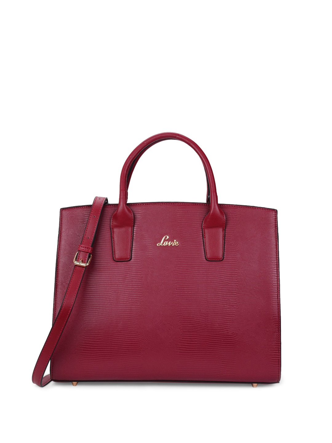 

Lavie Textured Up to 16 inch Handheld Bag, Maroon