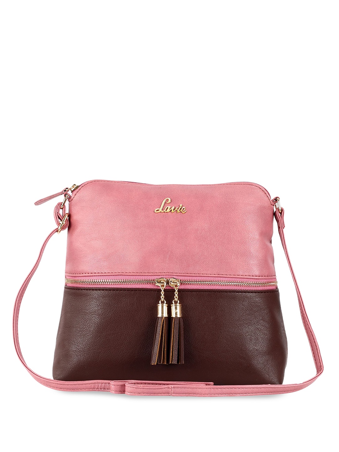 

Lavie Structured Sling Bag, Pink