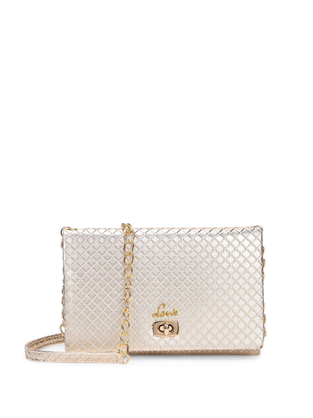 

Lavie Textured Sling Bag, Gold