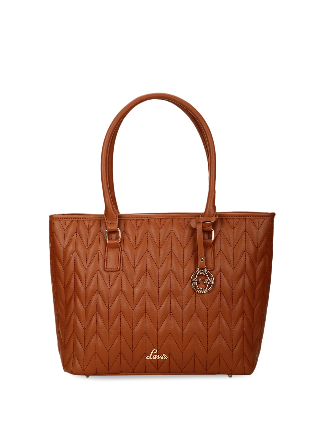 

Lavie Textured Structured Sling Bag, Tan