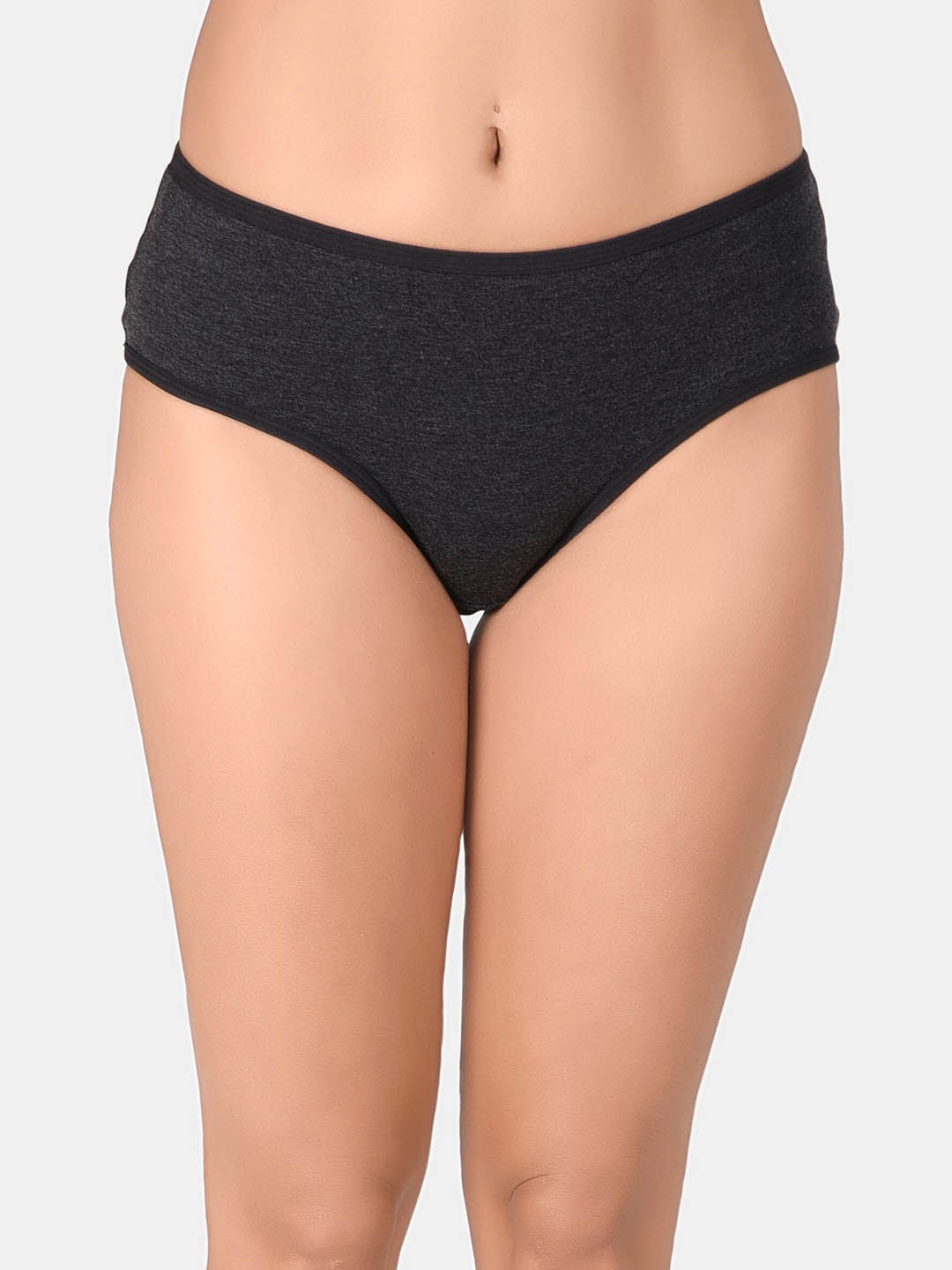 

Innocence Mid Rise Hipster Briefs, Grey melange