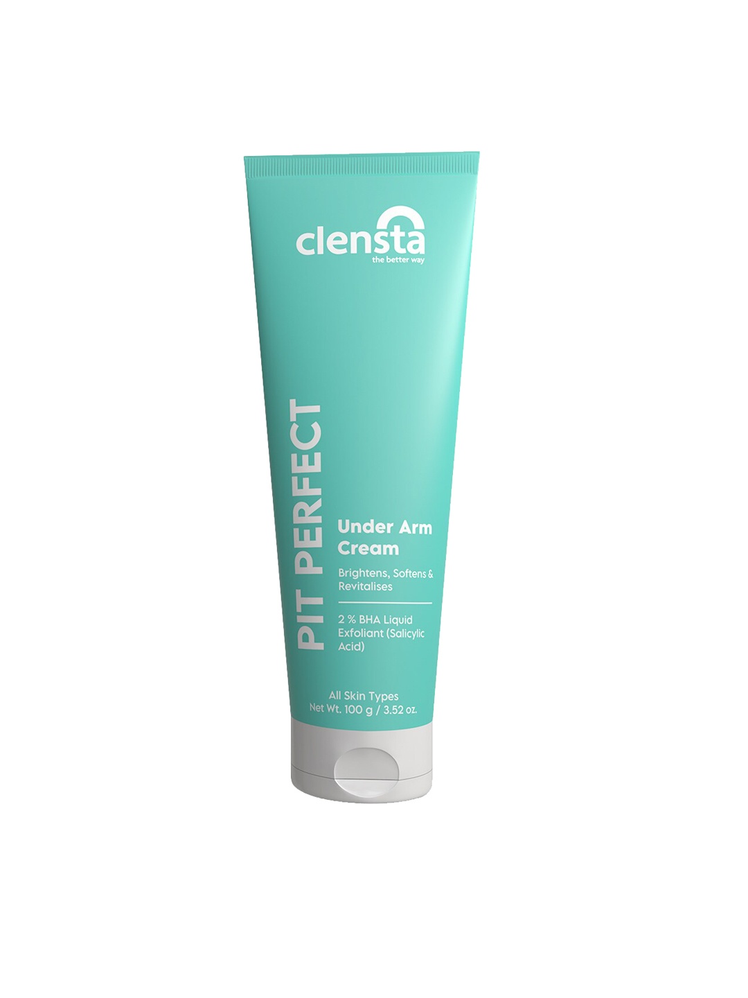 

Clensta Pit Perfect Under Arm Cream With 2% BHA For Brightens Softens - 100g, Blue