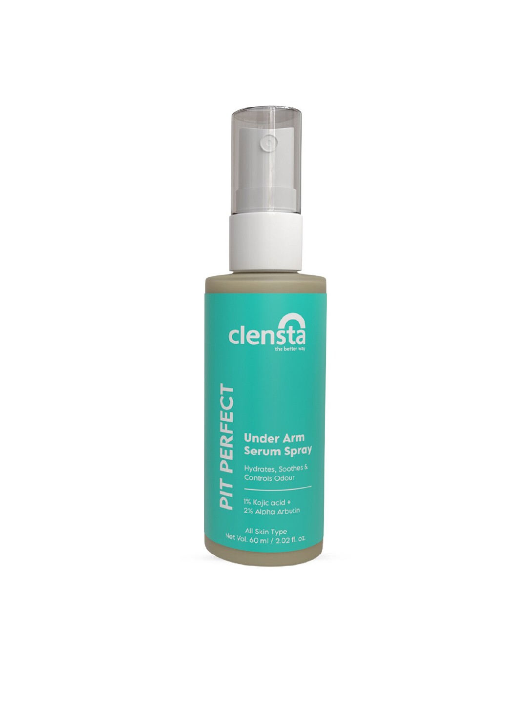 

Clensta Under Arm Serum Spray, Turquoise blue
