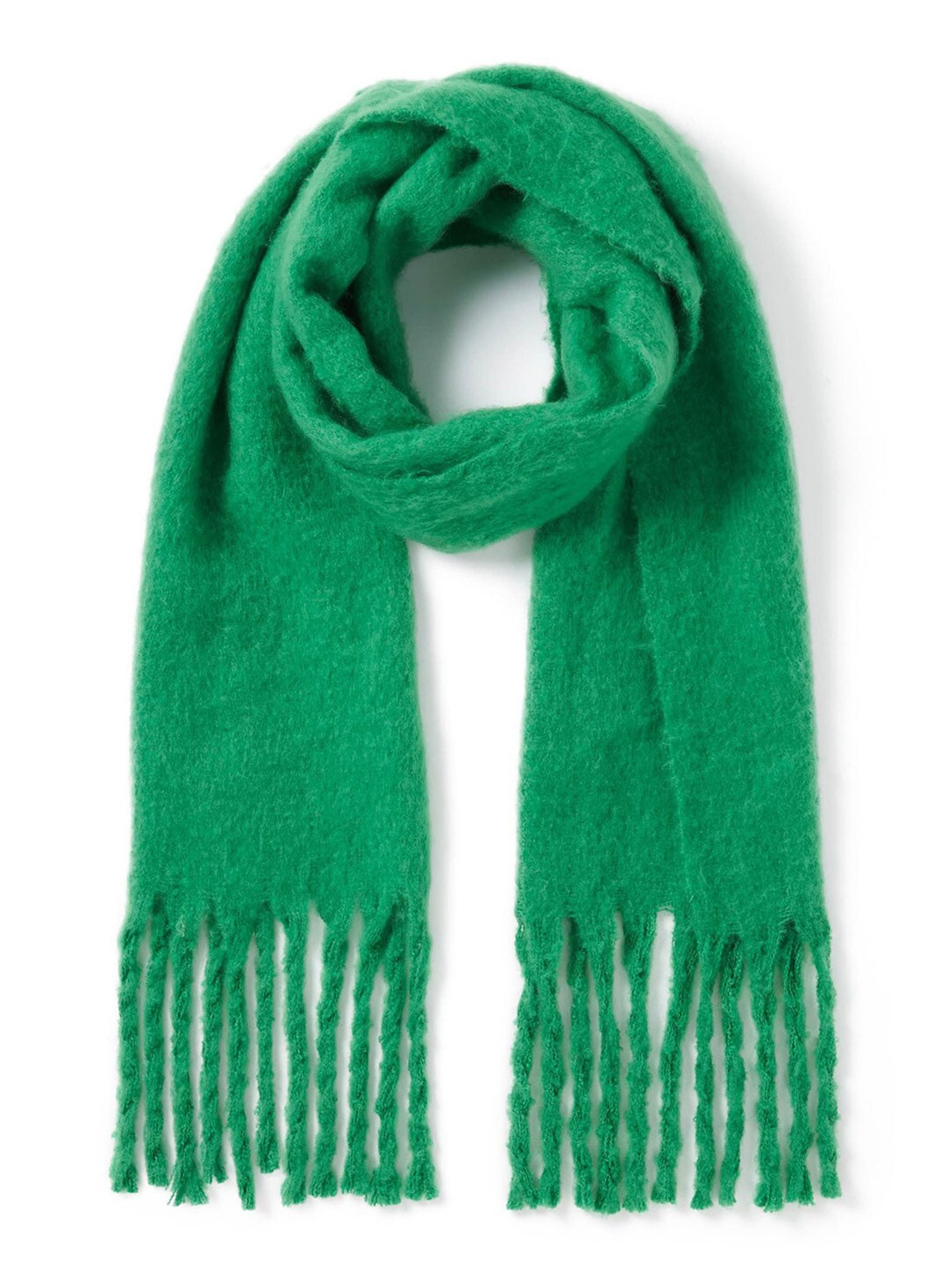 

Forever New Tasselled Border Scarf, Green