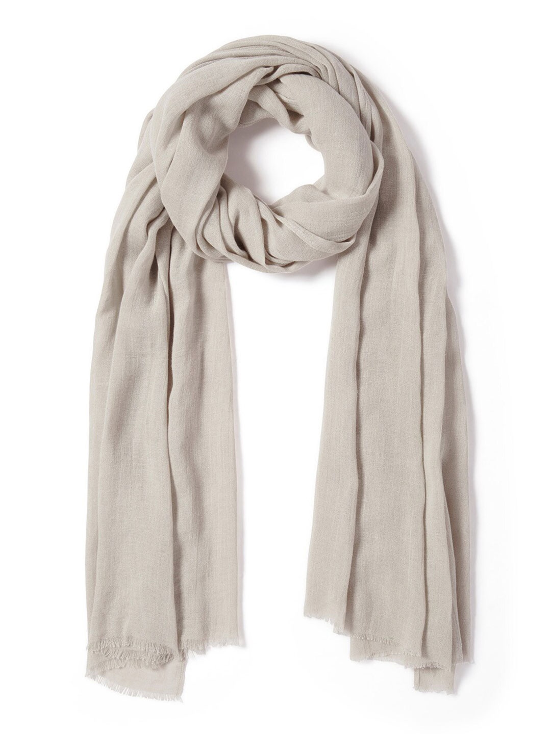 

Forever New Frayed Border Scarf, Beige