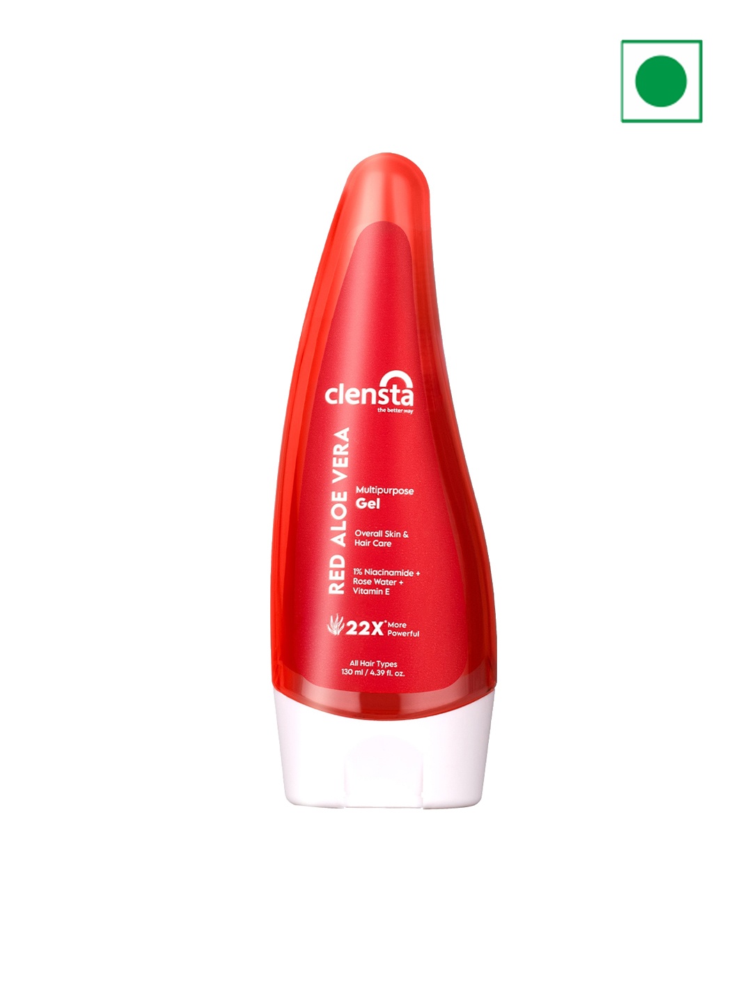 

Clensta Red Aloe Vera Multipurpose Gel With Niacinamide For Hydrating & Glowing Skin 130ml