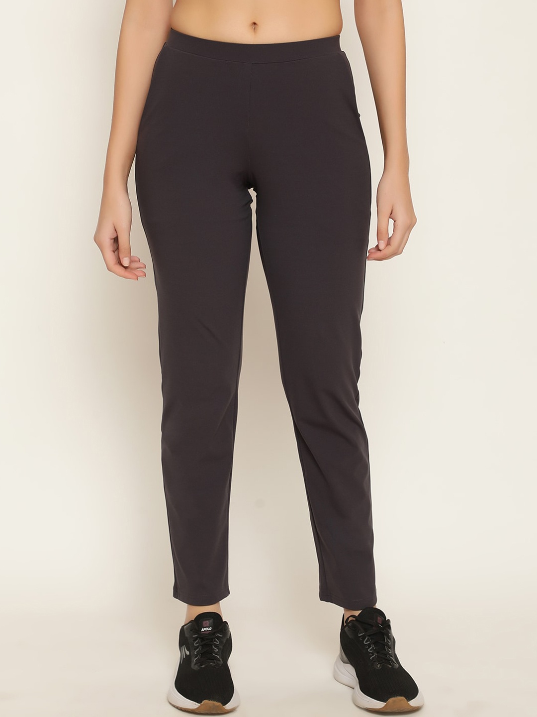 

STUDIOACTIV Women 4-Way Stretch Track Pant, Grey