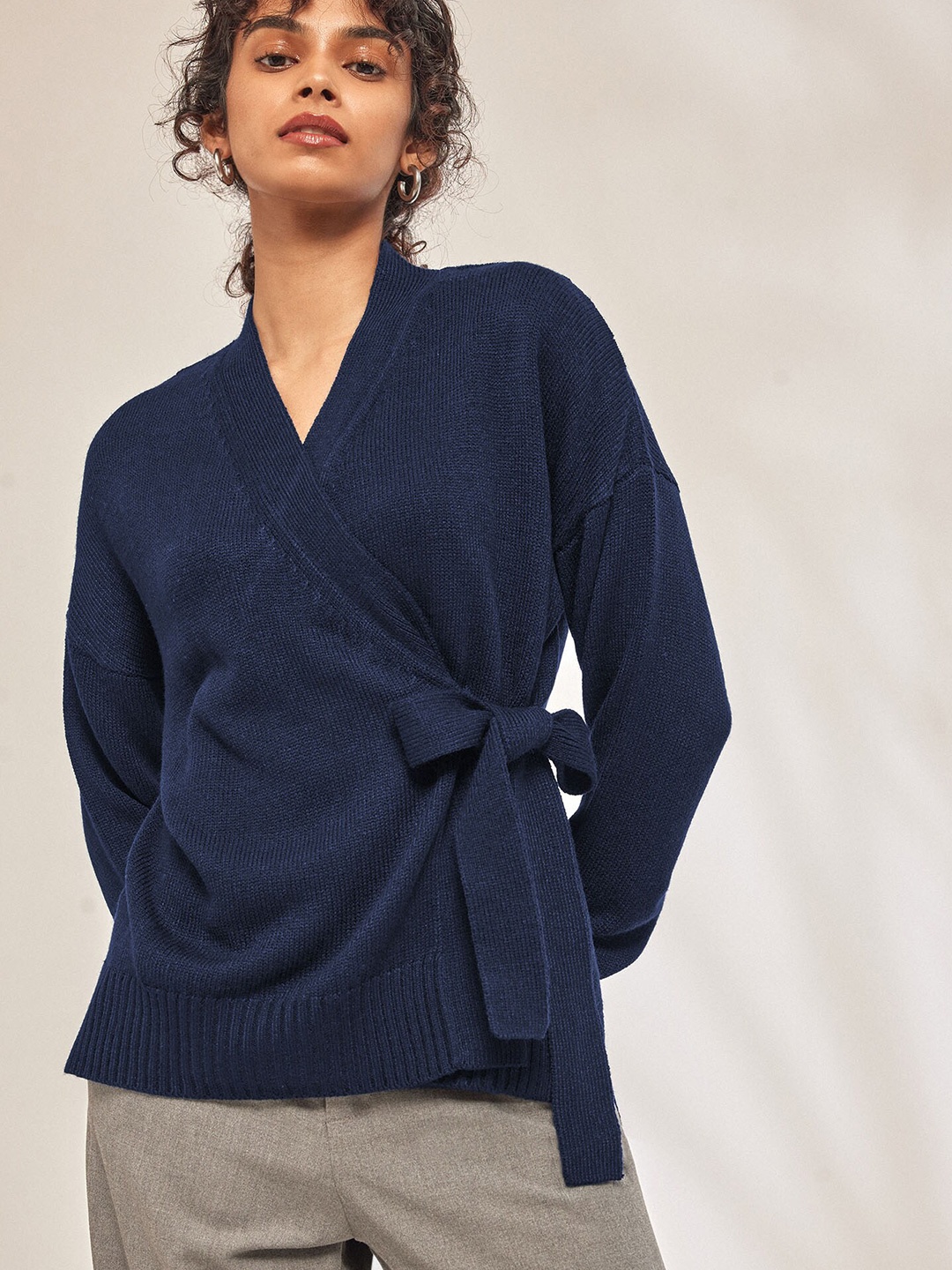 

The Label Life Navy Blue long Top