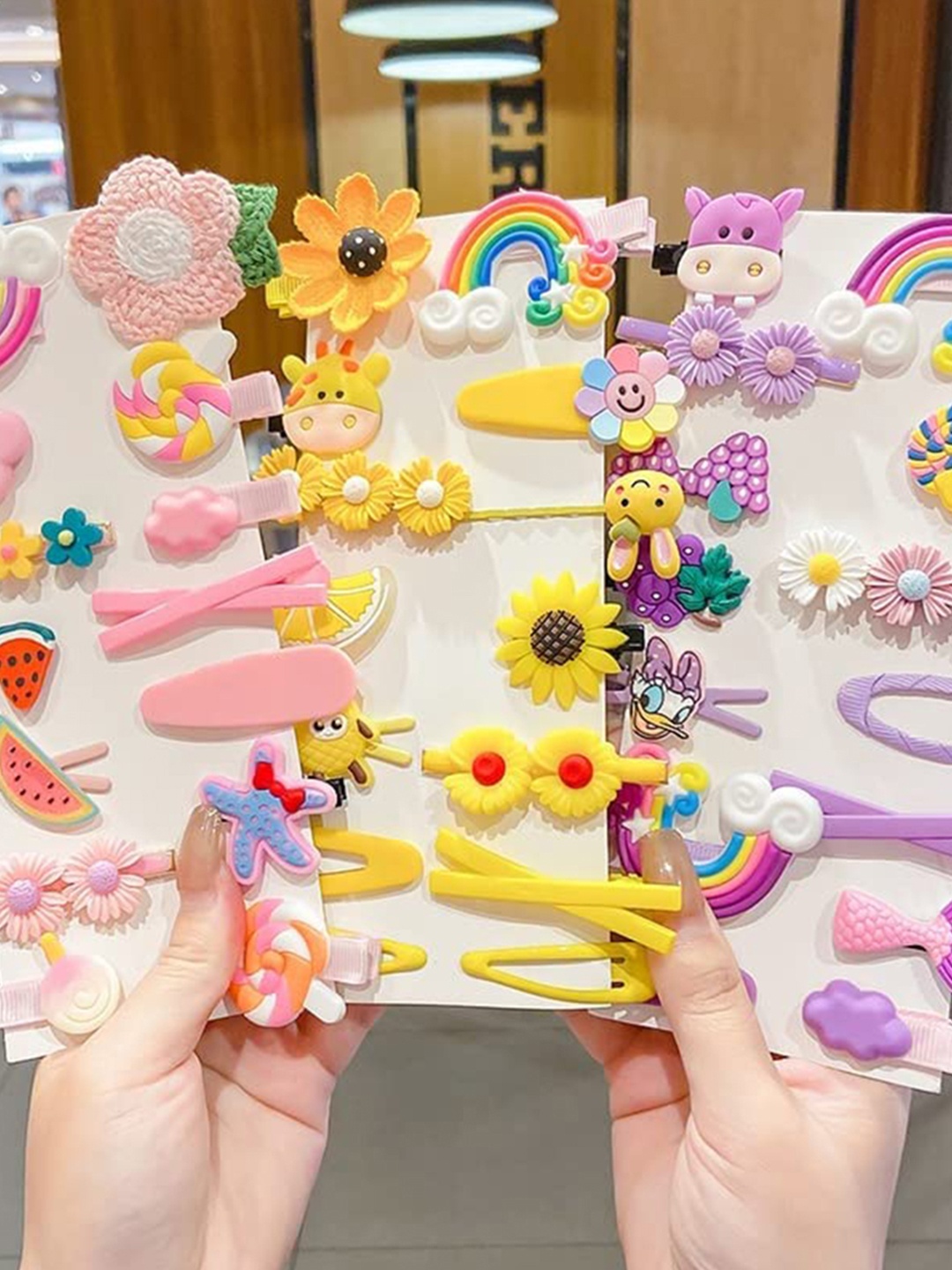 

LYTIX Girls Set Of 14 Assorted Beaded Ponytail Holders