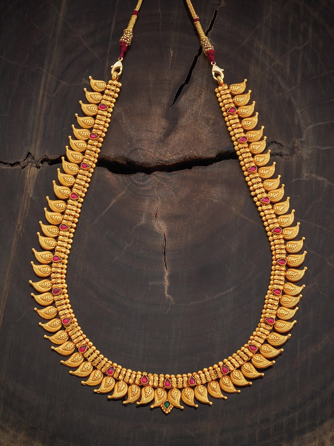 

Kushal's Fashion Jewellery Gold-Plated Necklace