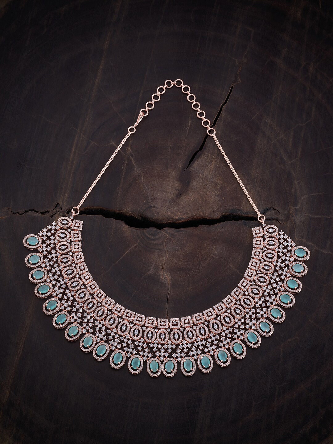 

Kushal's Fashion Jewellery Rose Gold-Plated Necklace
