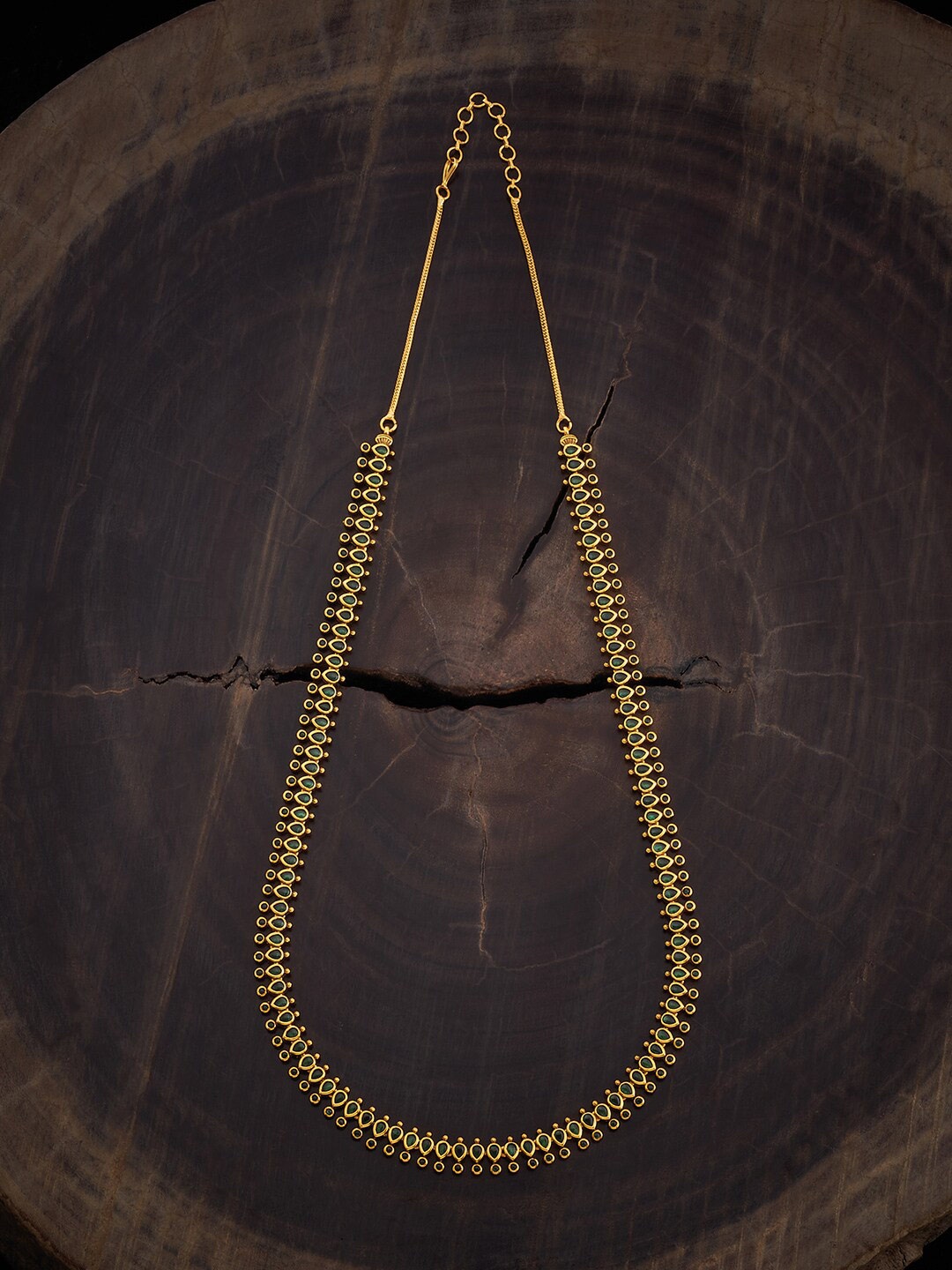 

Kushal's Fashion Jewellery Gold-Plated Antique Necklace