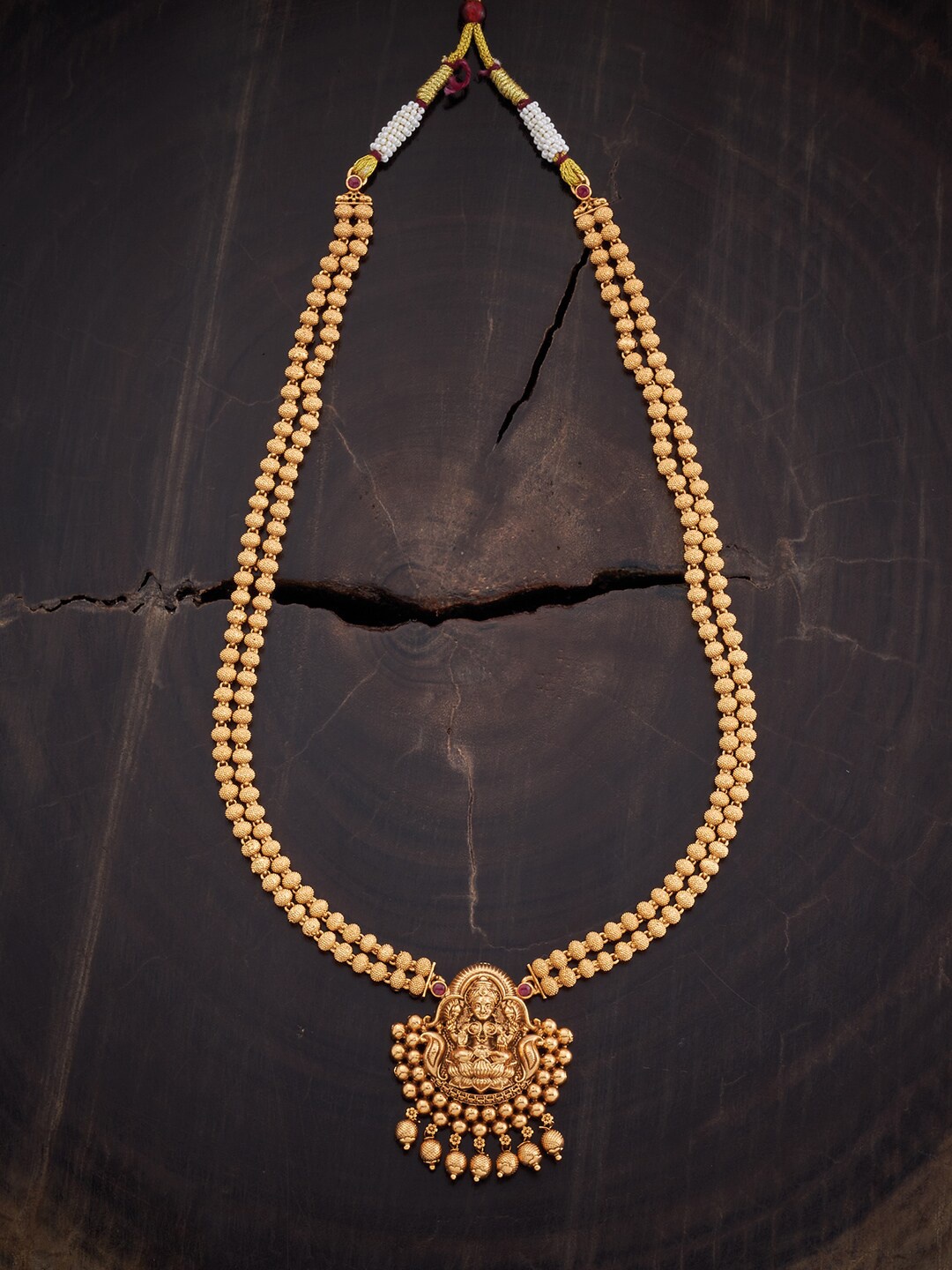 

Kushal's Fashion Jewellery Gold Plated Artificial Stones Necklace