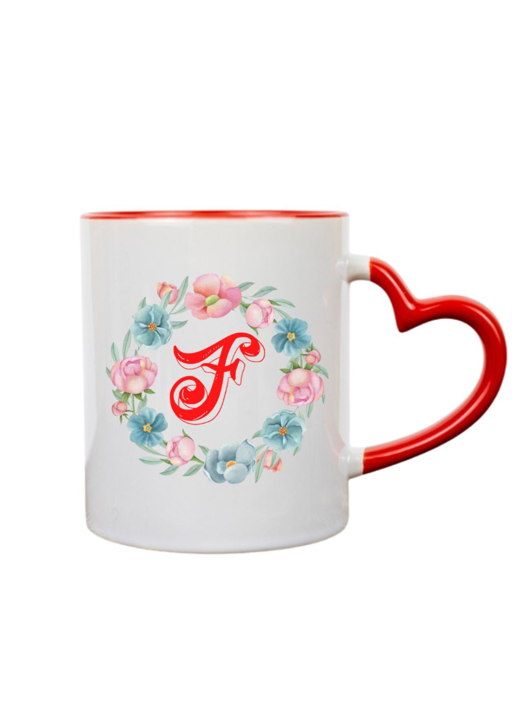 

Home Decor Expert White & Red Printed Ceramic Glossy Mug 300 ml