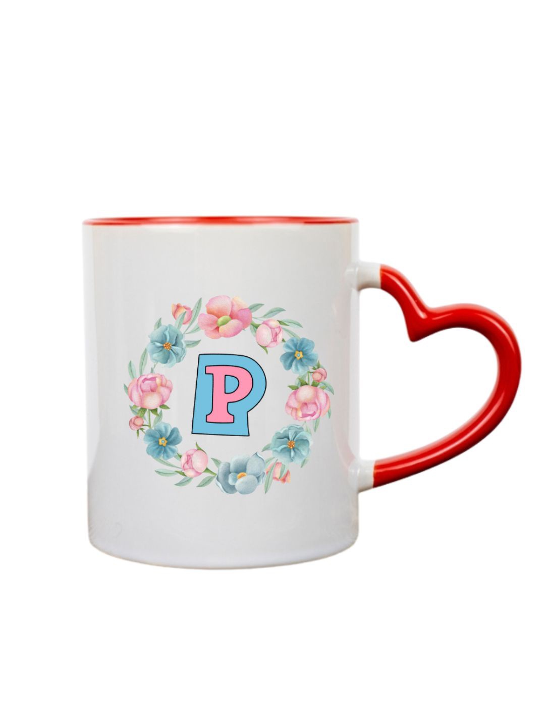 

Home Decor Expert White & Red Printed Ceramic Glossy Mug 300 ml