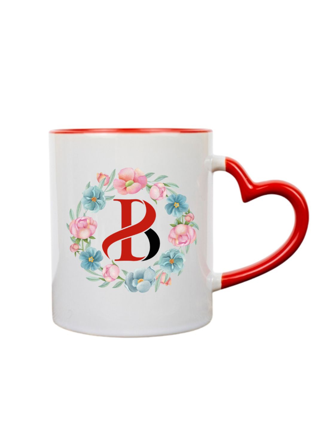 

Home Decor Expert White & Red Printed Ceramic Glossy Mug 300 ml