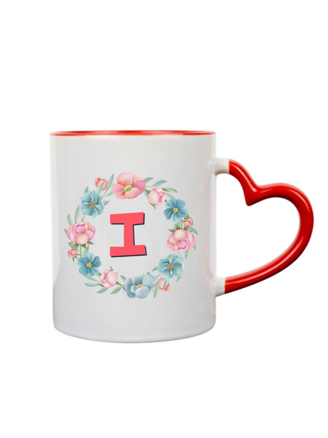 

Home Decor Expert White & Red Printed Ceramic Glossy Mug 300 ml