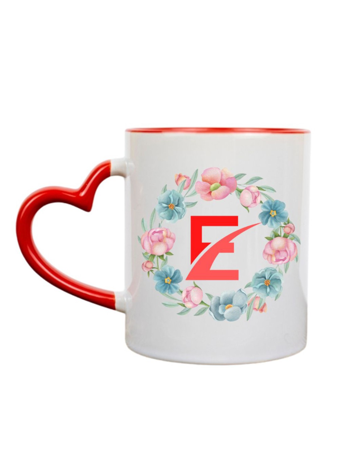 

Home Decor Expert White & Red Printed Ceramic Glossy Mug - 300 ML