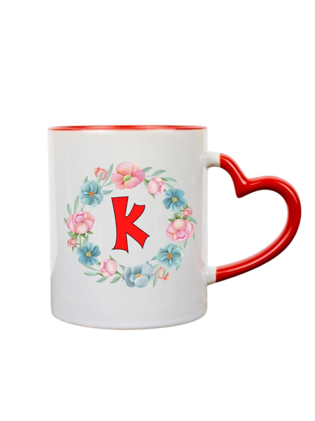 

Home Decor Expert White & Red Printed Ceramic Glossy Mug 300 ml