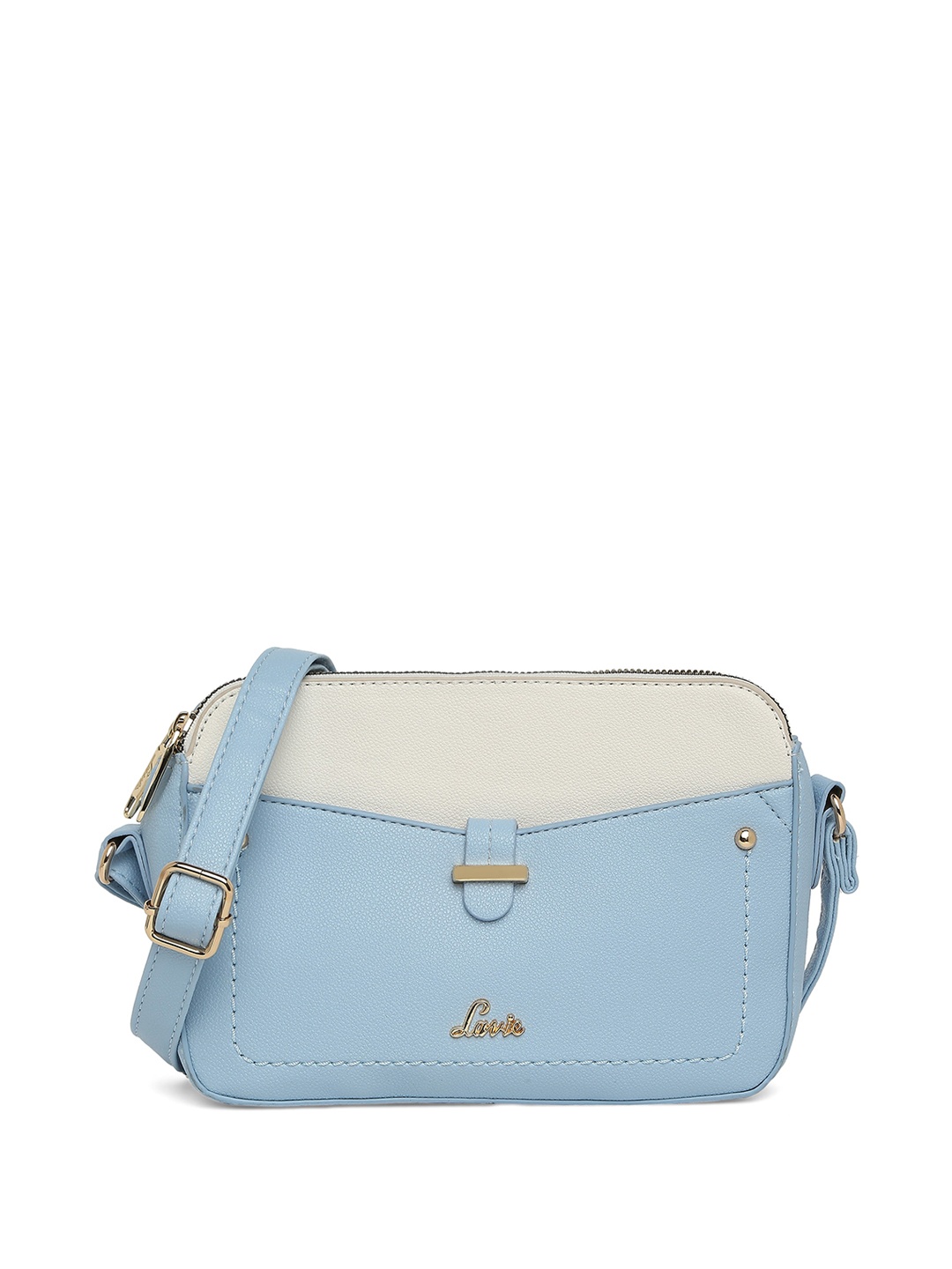 

Lavie Colourblocked Miniature Sling Bag, Navy blue