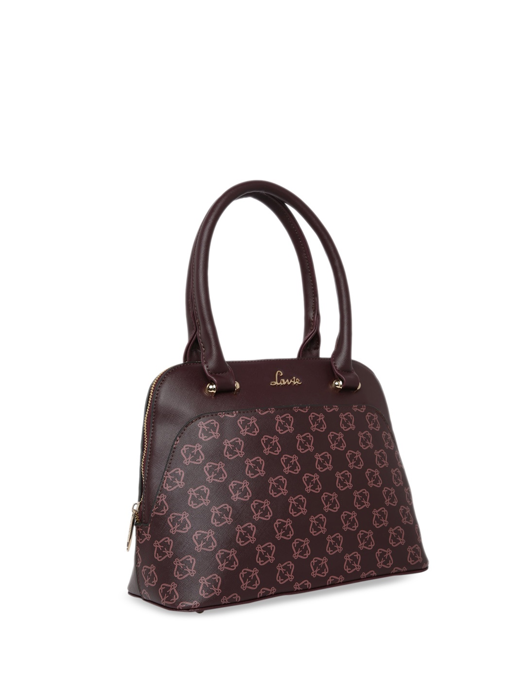 

Lavie Abstract Printed Zip Detail Handheld Bag, Violet