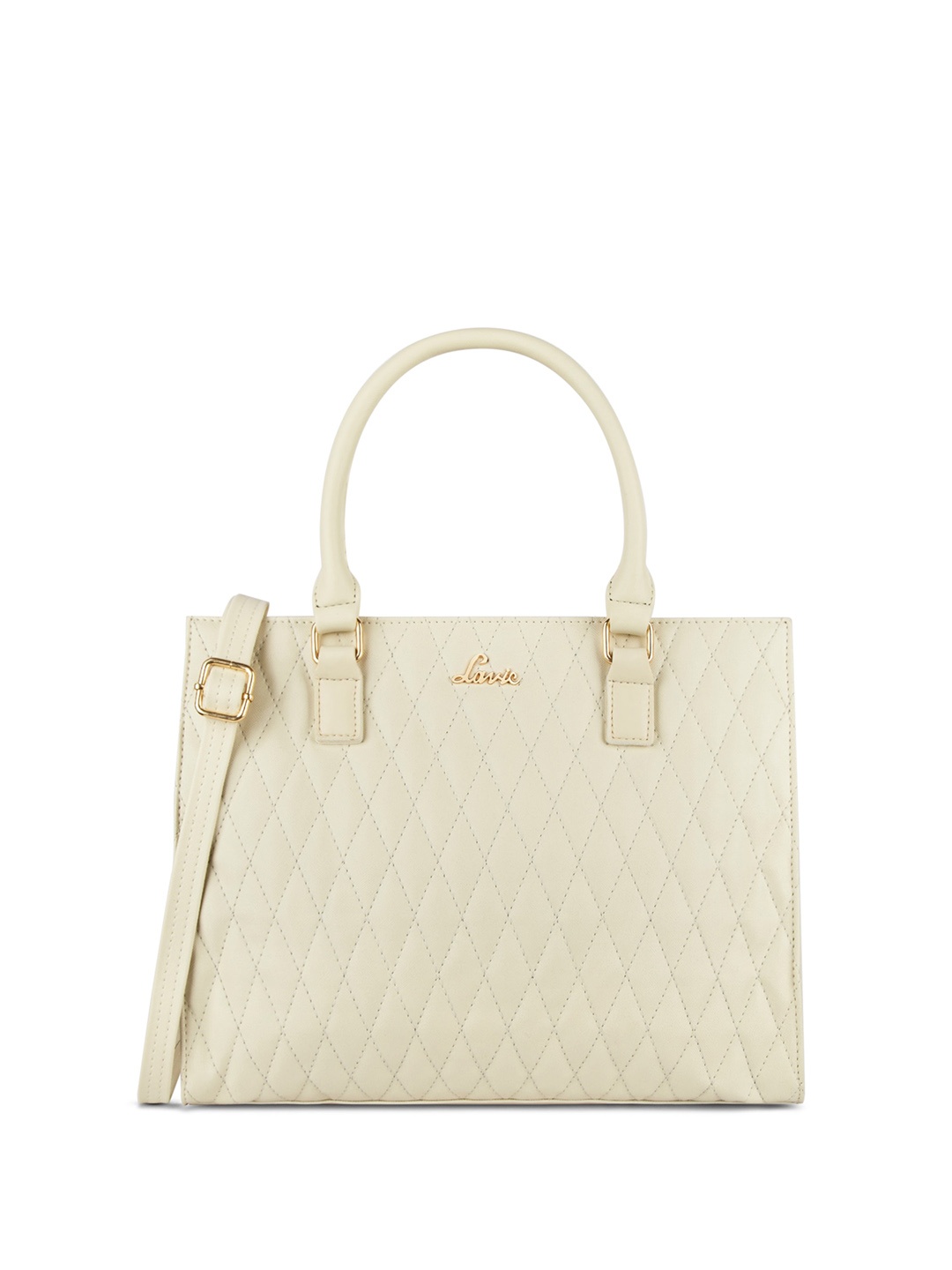 

Lavie Quilted Handheld Bag, Off white