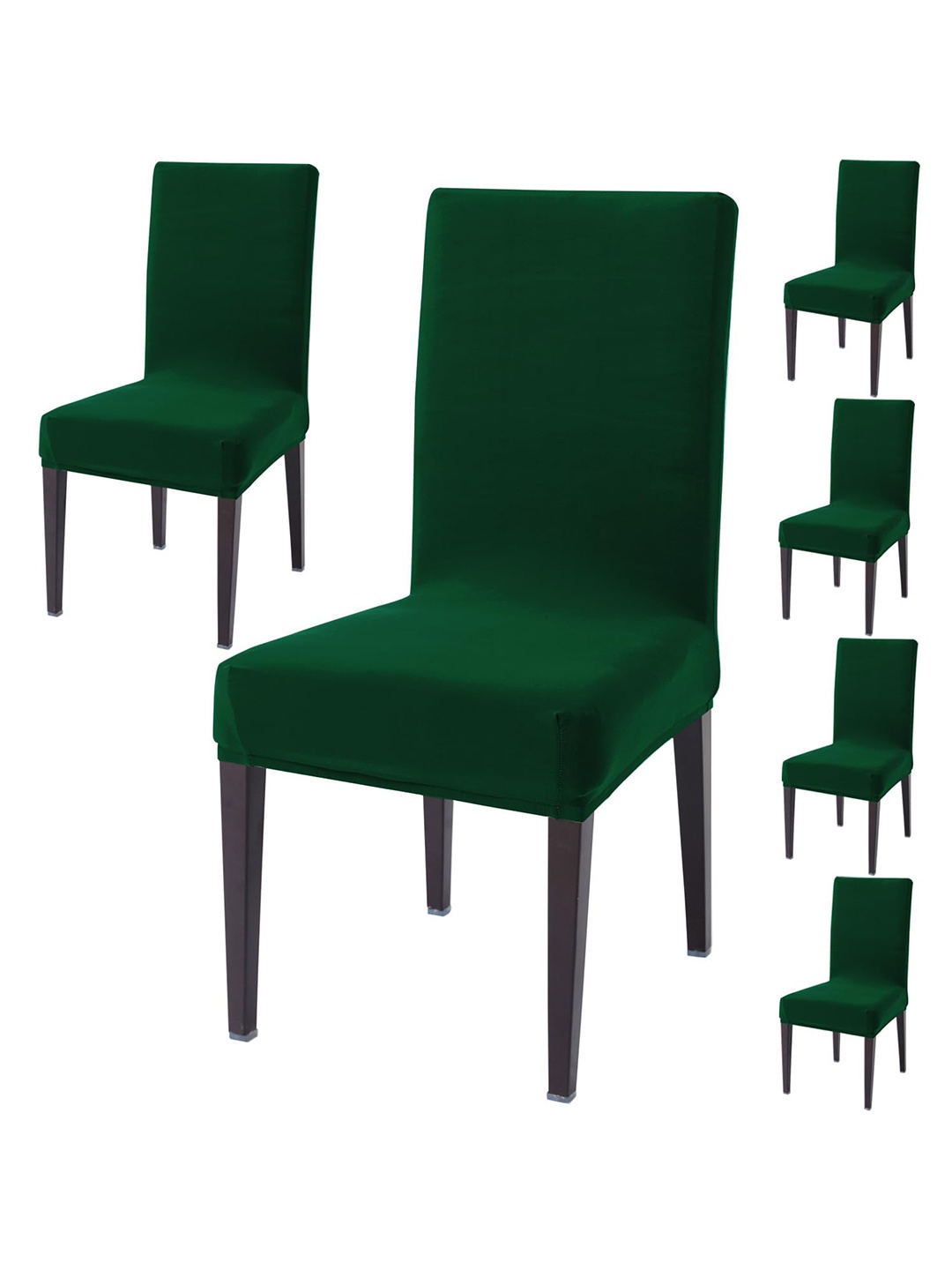 

HOKIPO Green 6 Pieces Stretchable Chair Covers