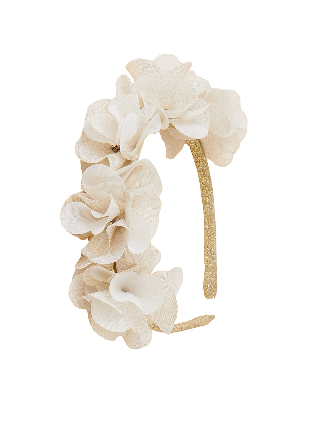 

Accessorize Girls Floral Hairband, Gold