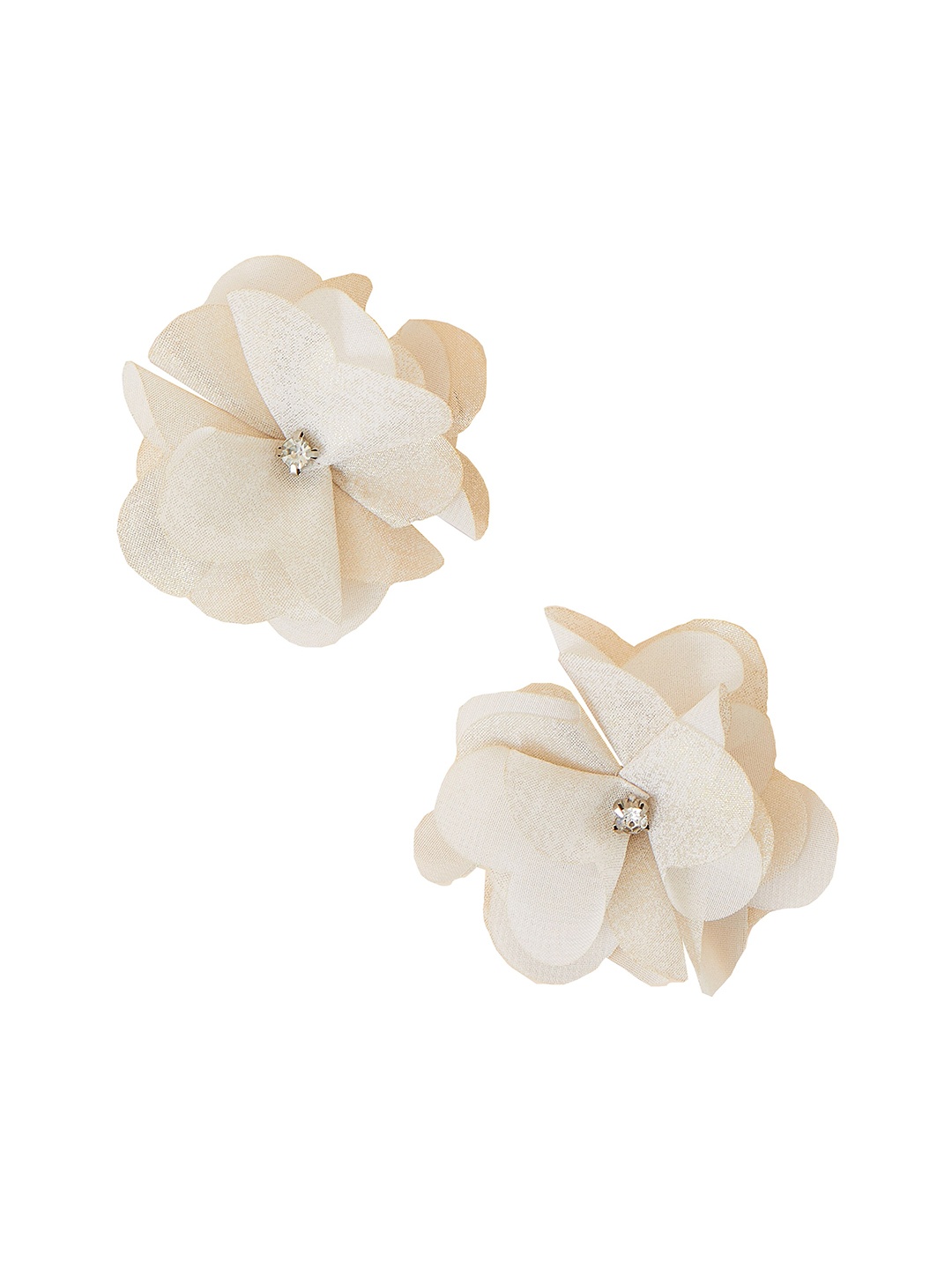 Accessorize Girls Set of 2 Alligator Hair Clip, Gold