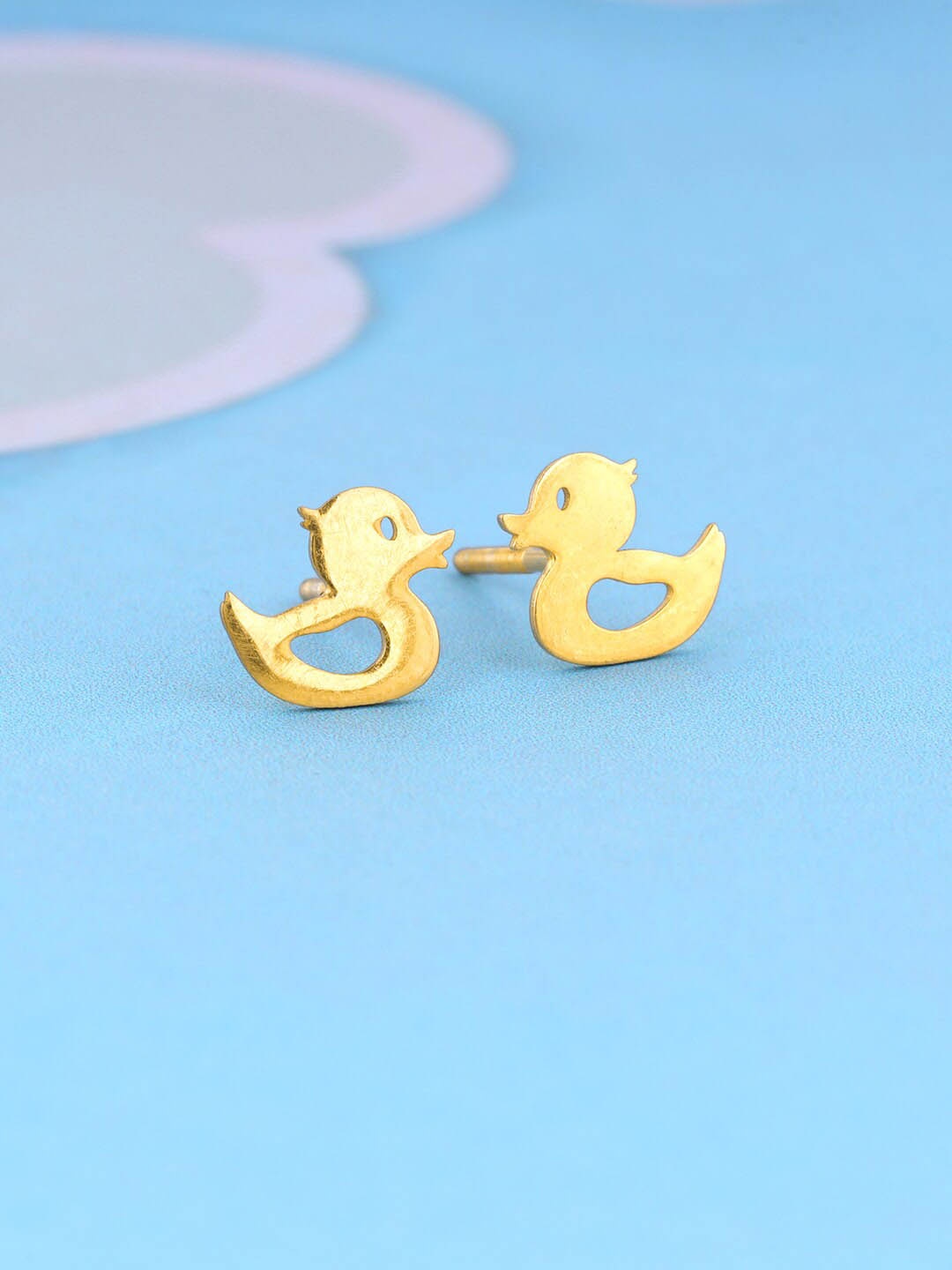 

GIVA Gold Plated Sterling Silver Studs Earrings