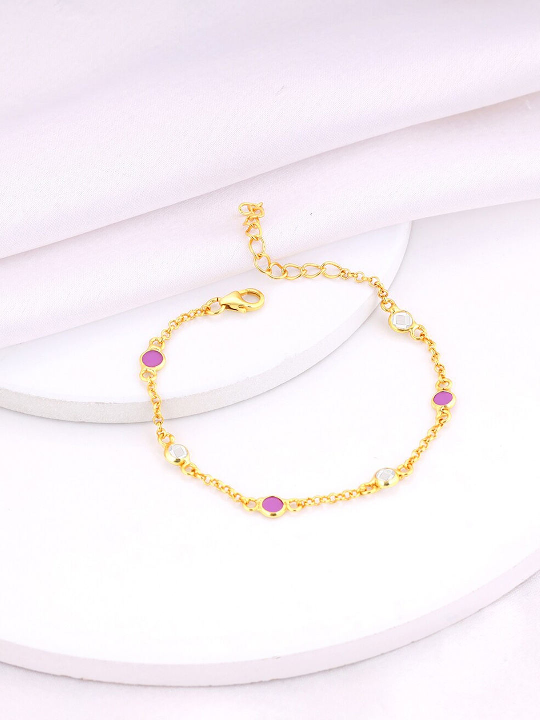 

GIVA Women 925 Sterling Silver Gold-Plated Wraparound Bracelet