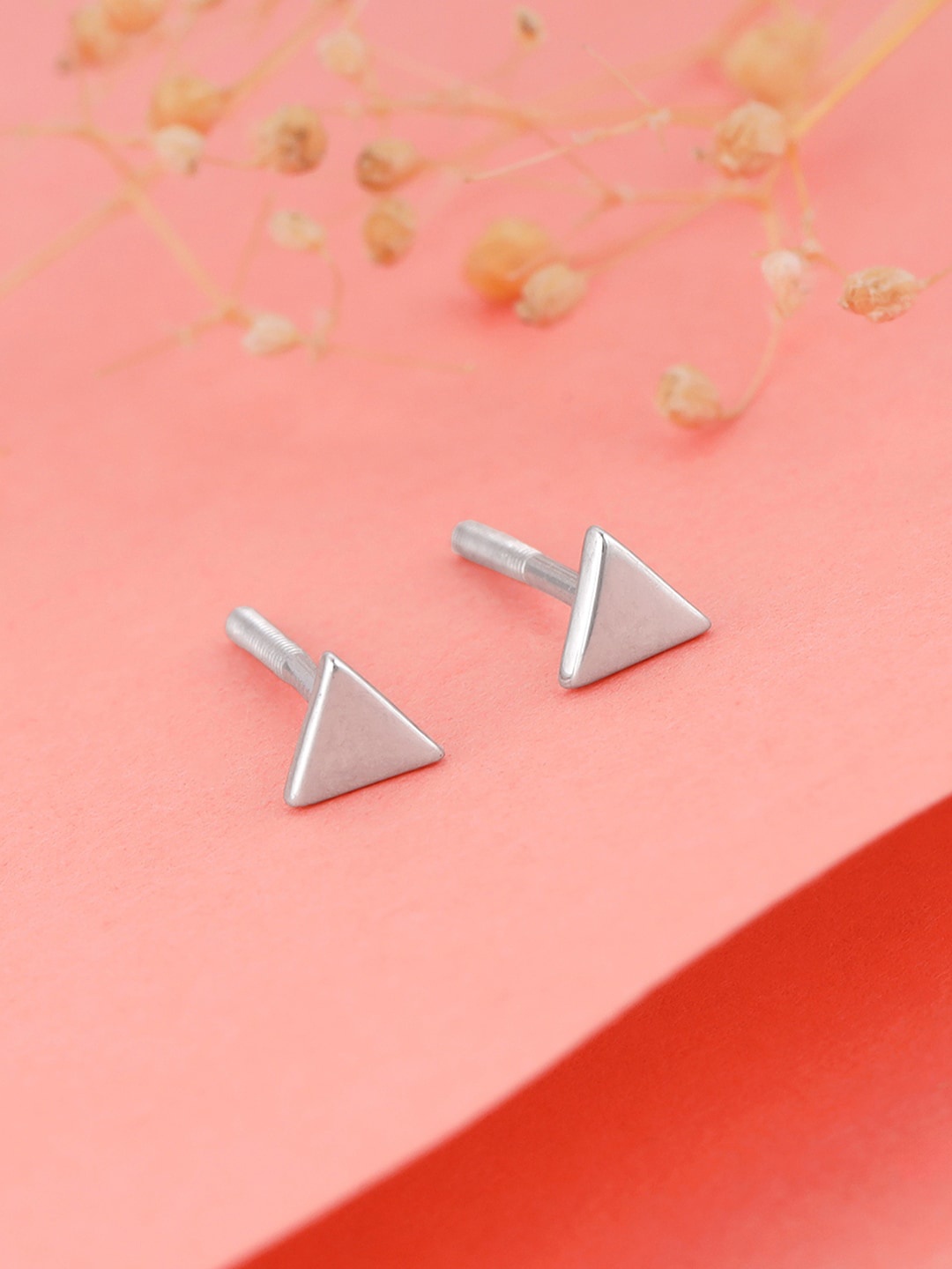 

GIVA Rhodium Plated Sterling Silver Studs Earrings