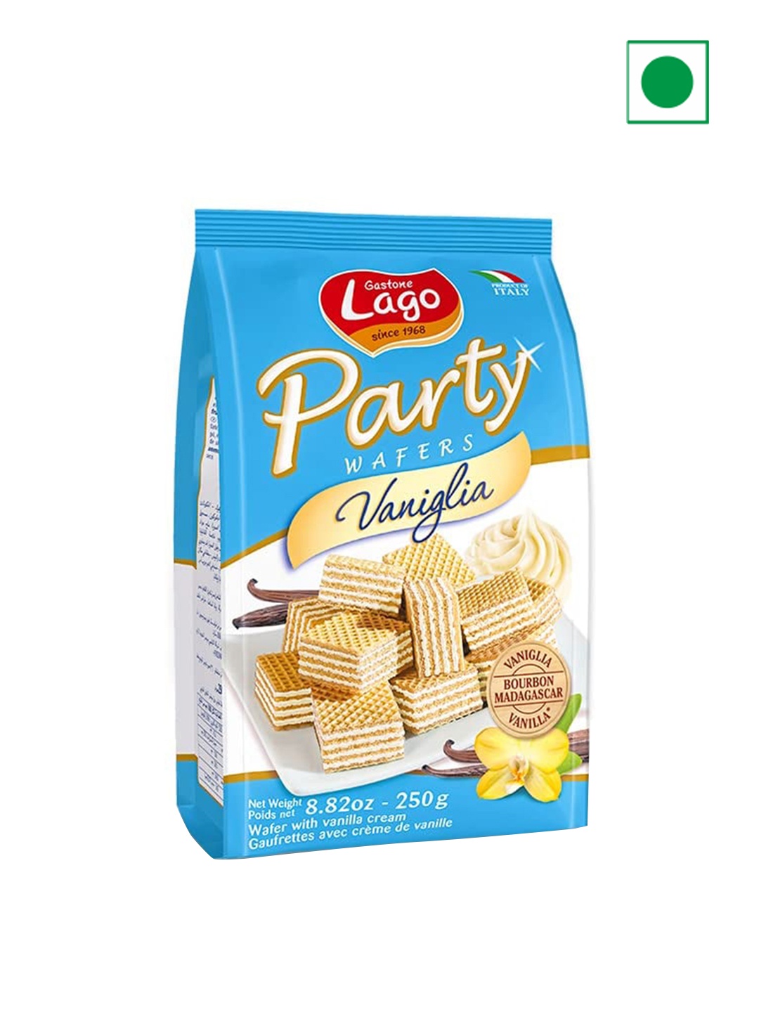 

Lago Party Wafers Vanilla 250g, White